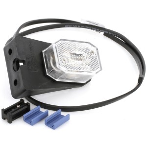 LED gabaritinis žibintas „Flexipoint“, baltas (pulte, 1 m kabelis)